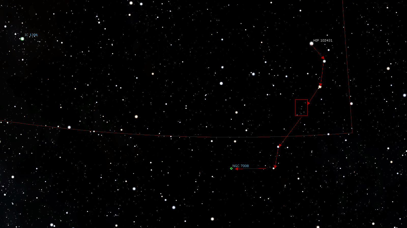 Галактика NGC 7727 В созвездии Водолея